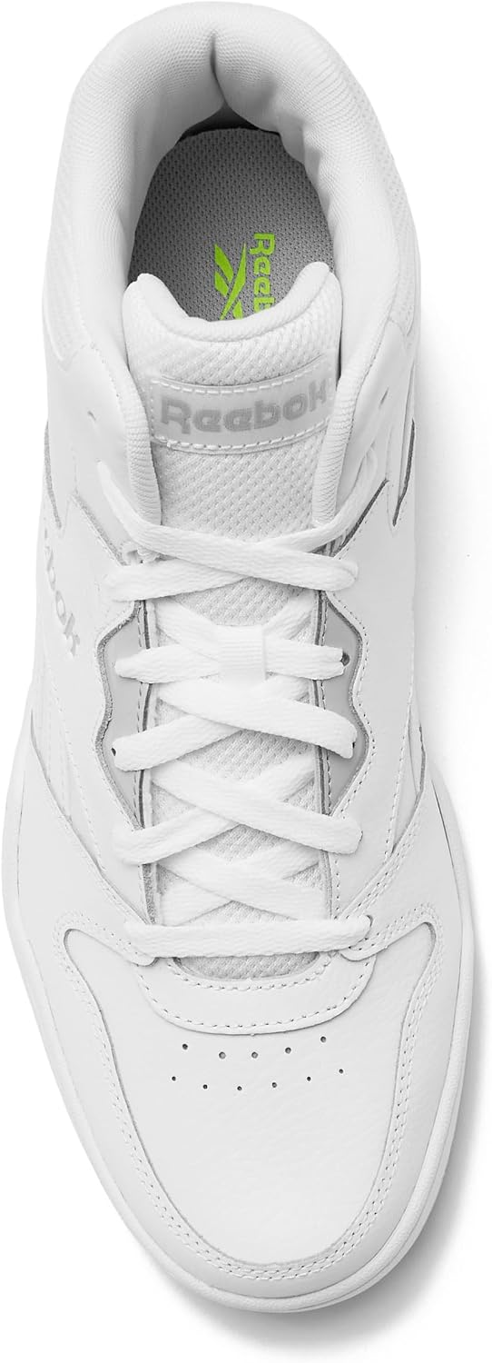 Reebok Herren Bb4500 Hi 2Sneaker 38.5 EU Weiss Hellgrau, 38.5 EU Weiss Hellgrau