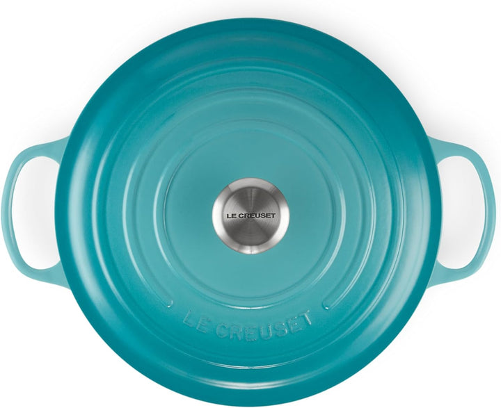 Le Creuset Signature Gusseisen-Bräter mit Deckel, Ø 28 cm, Rund, Für alle Herdarten und Induktion ge