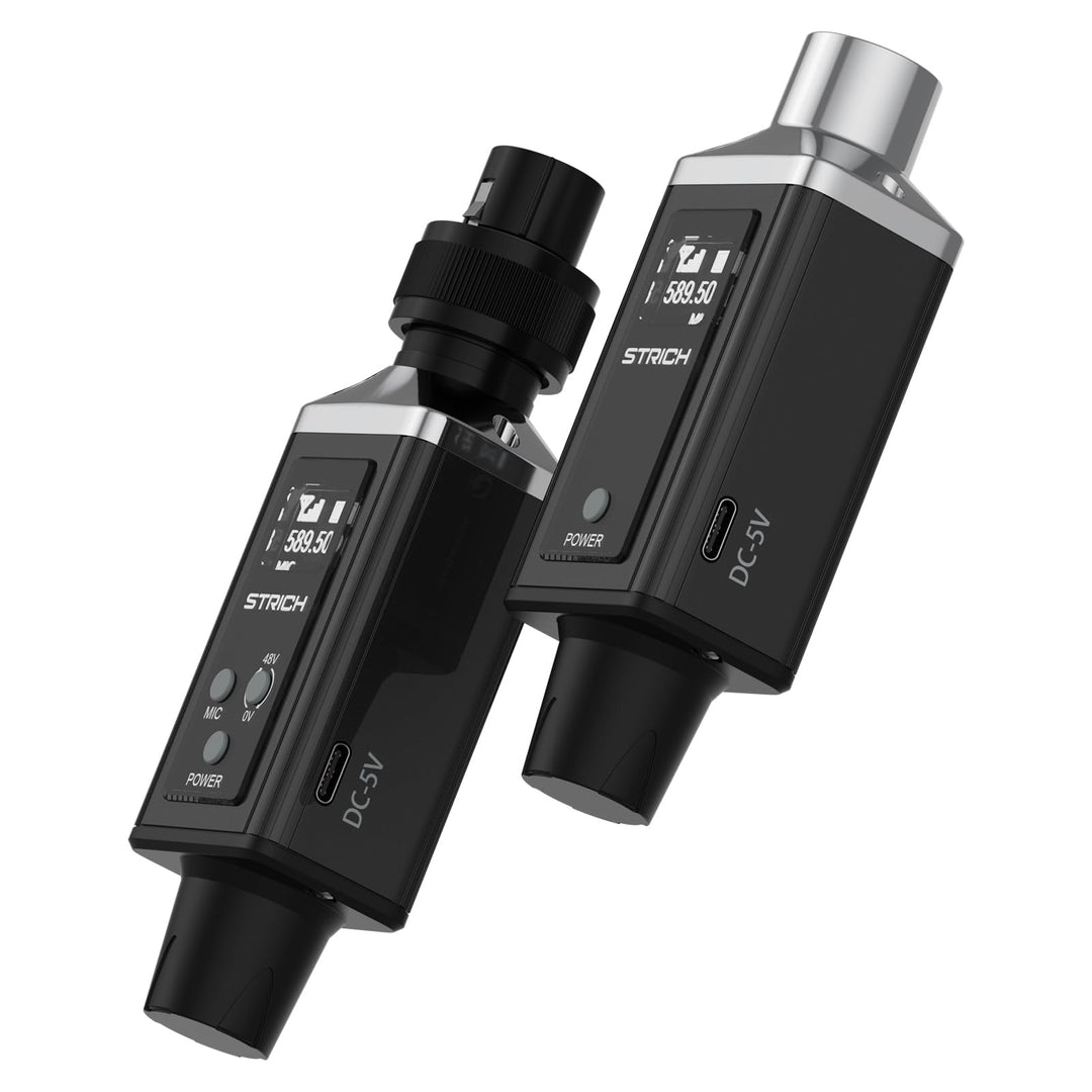 STRICH M3 UHF drahtloses XLR-Transmitter Receiver mit 16 Kanälen, Reichweite von 50 Metern, Plug-on-