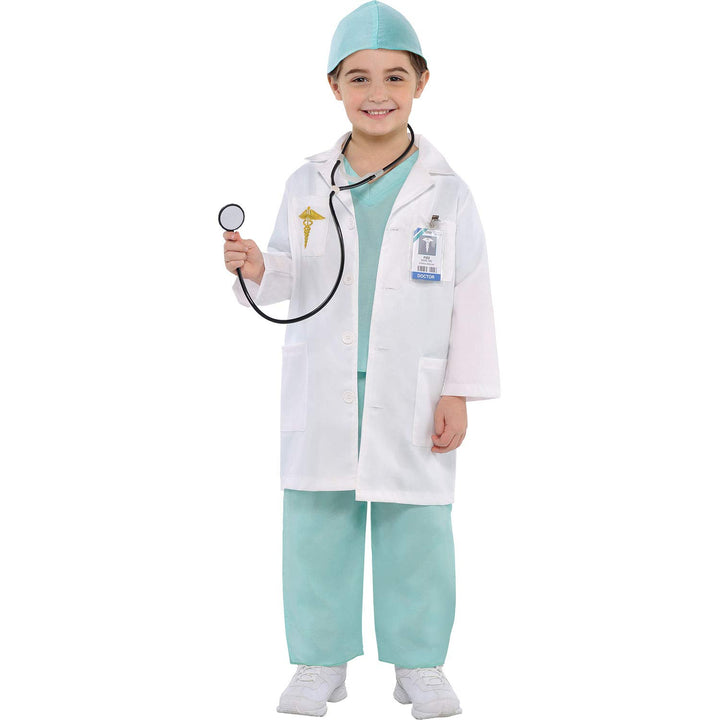 amscan 999659 - Kinder Arzt Kostüm Chirurg Kostüm (Age 3-4yrs) 3-4 Jahre, 3-4 Jahre