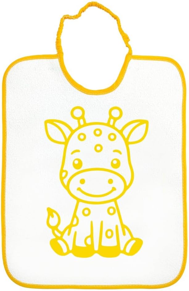 Bubabù Bav130 Dragon-Lätzchen für Babys, kunststoffbeschichtet, mit Gummizug, 31 x 38 cm, 6 Stück