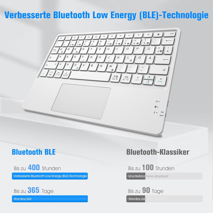 FINTIE Tastatur Hülle für iPad 11. Generation 2025 11", iPad 10. Generation 2022 10.9" Schutzhülle m