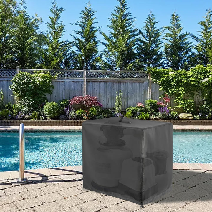 Generisch wasserdichte Sandfilteranlage Abdeckung 420D Oxford Abdeckplane Pool Pumpe Outdoor Schutzh