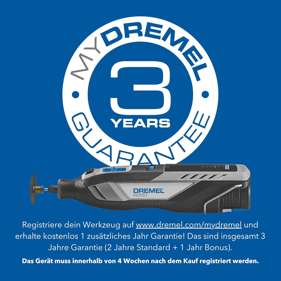 Dremel 8250 12V Akku-Rotationswerkzeug 5.000-30.000 U/min Bürstenloser Multifunktionswerkzeug set mi