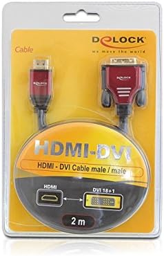 HDMI an DVI Kabel 1,8m Stecker / Stecker, Delock® [84342]