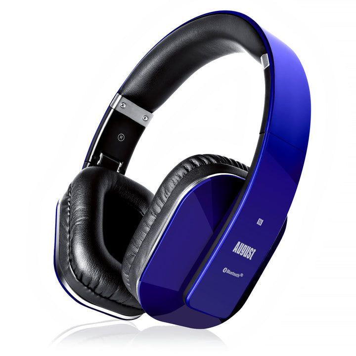 August EP650 - Bluetooth Kopfhörer v4.2 NFC mit aptX Low Latency - Stereo Over Ear Headphones Audio