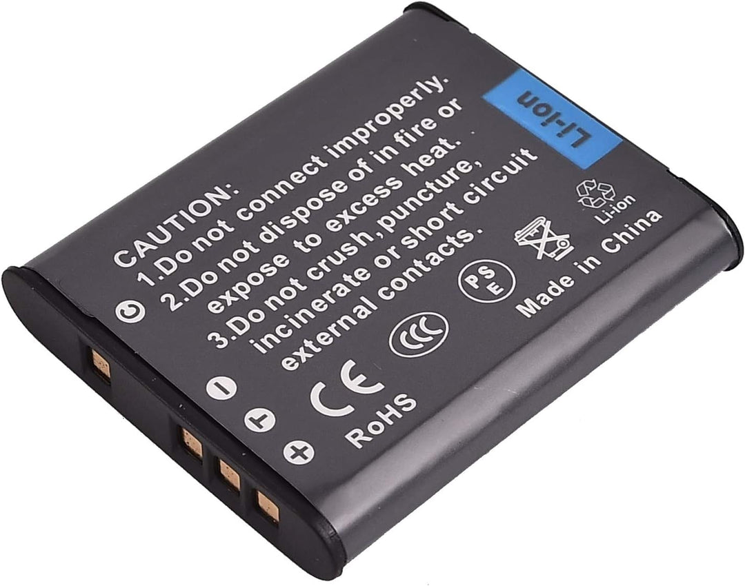 DSTE®（2 Pack） Ersatz Batterie und DC16E Reise Ladegerät Compatible für Sony NP-BK1 Bloggie MHS-CM5 M