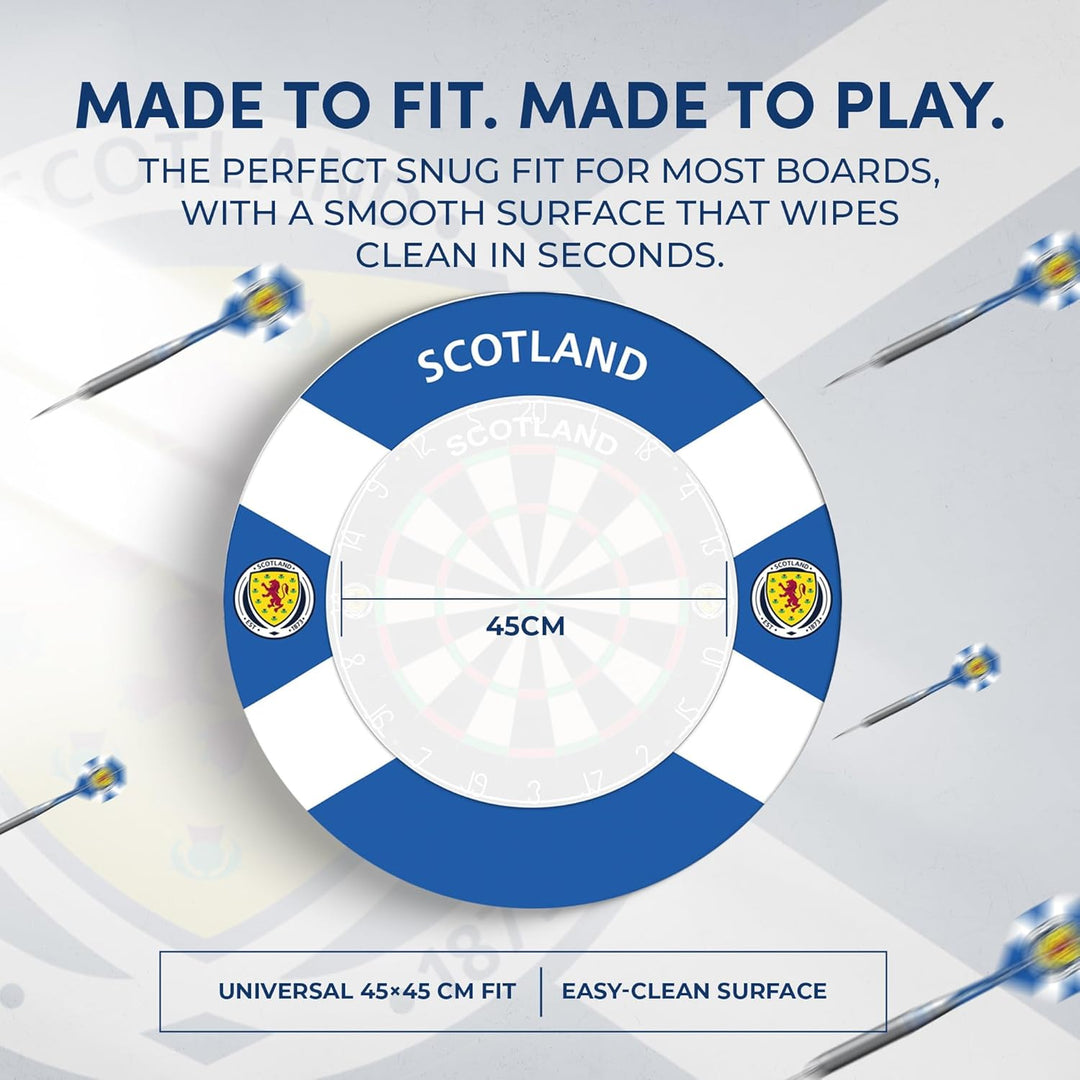 Darts Corner Schottland Dartscheibe Surround | Offiziell lizenziertes Schottland St Andrews Cross (S