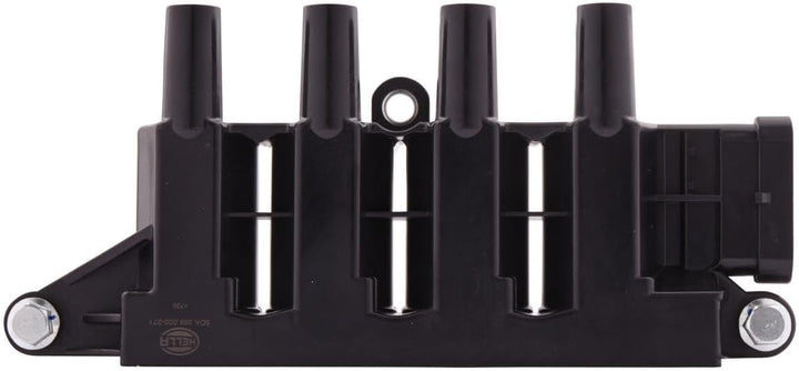 HELLA 5DA 358 000-271 Zündspule - 12V - 6-polig - Blockzündspule - geschraubt