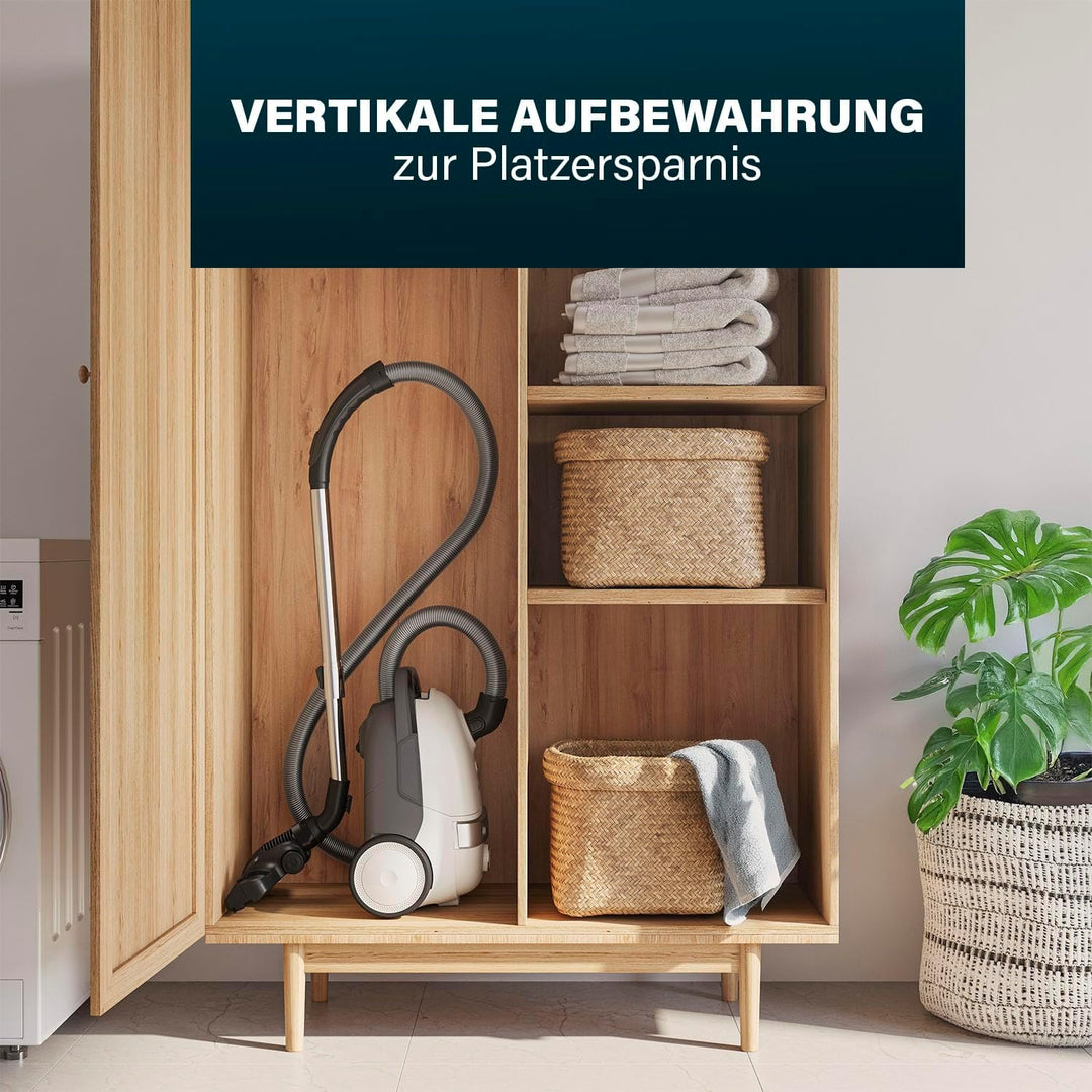 Princess Airmotion Plus, Leicht & Kompakt & grosses Volumen 4L, 700W, HEPA-Filter, 10m Aktionsradius