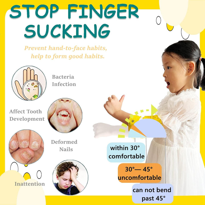 Daumen Saugen Stop für Kinder (Alter 1-7) Stoppen Finger Saugen Verhindern Hand-zu-Gesicht Gewohnhei