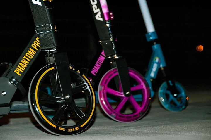 Apollo XXL Wheel Scooter - Phantom Pro Cityroller | Klappbarer City Roller für Kinder | Höhenverstel