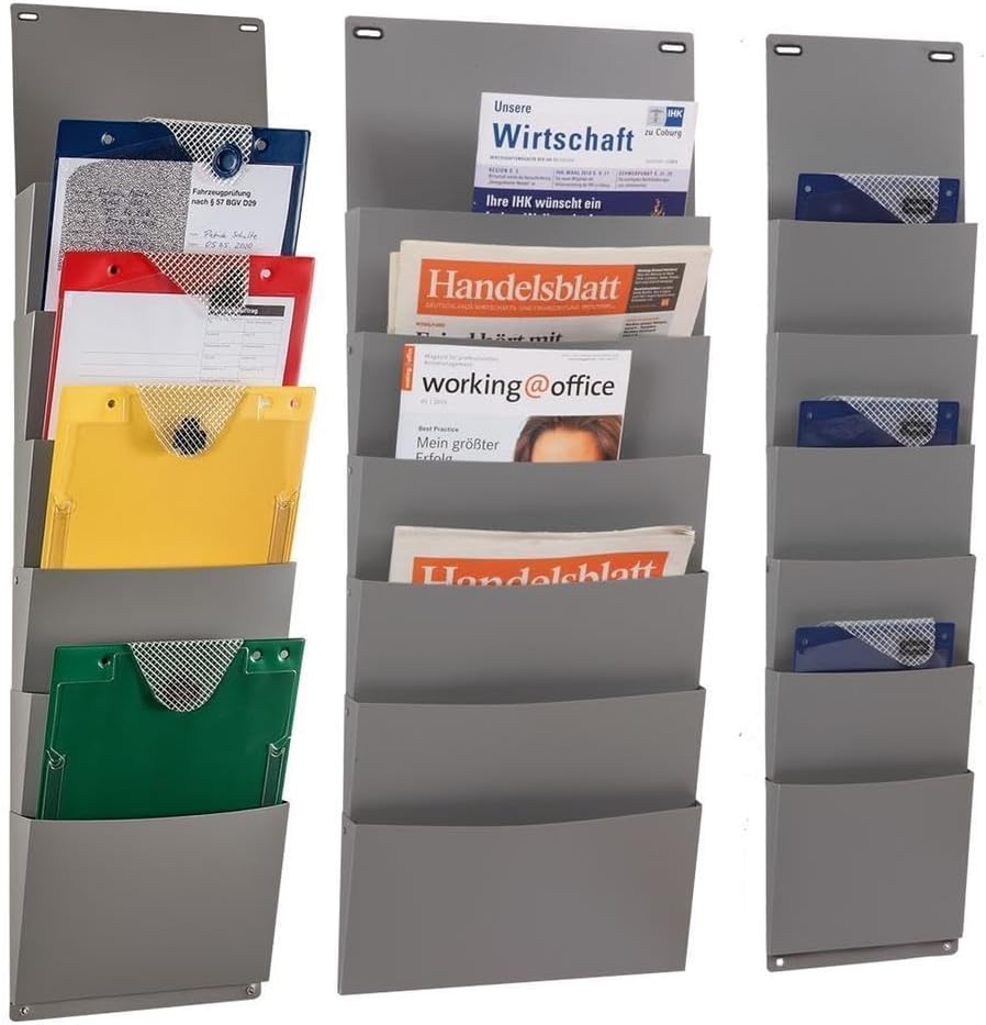 PP-Planboard zur Aufbewahrung von Dokumenten, Zeitschriften, Auftragstaschen etc, verschiedene Masse