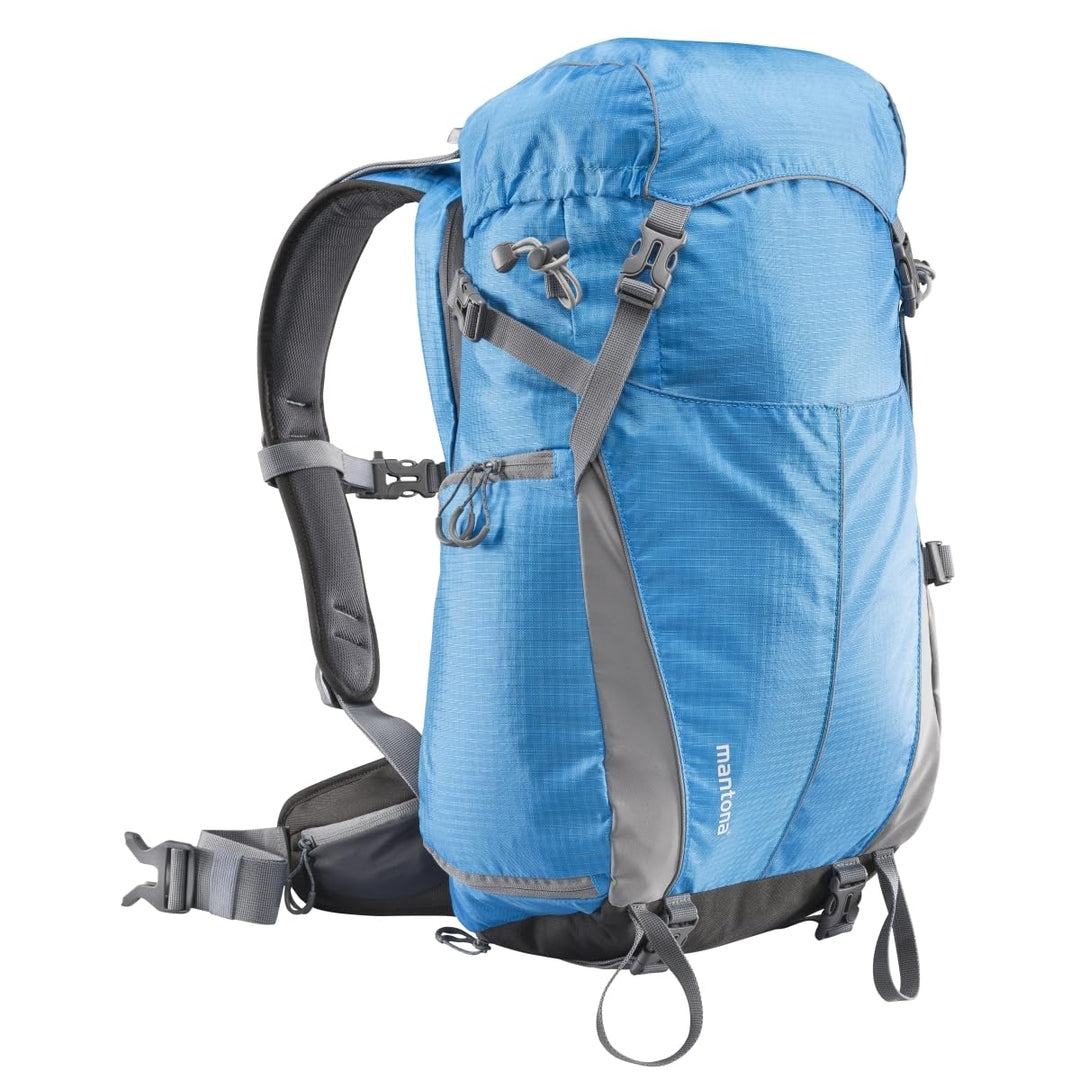 Mantona 20057 Elements Outdoor Rucksack (inkl. Regenschutzhülle, Laptop/Tabletfach, herausnehmbarer