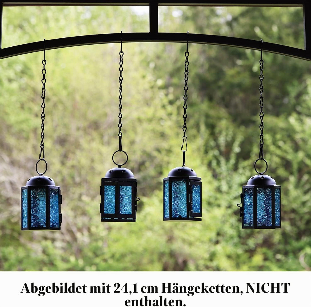 Dekorative Kerzenlaterne für Hochzeiten, Terrasse und Heimdekoration, kleine marokkanische Mini-Late