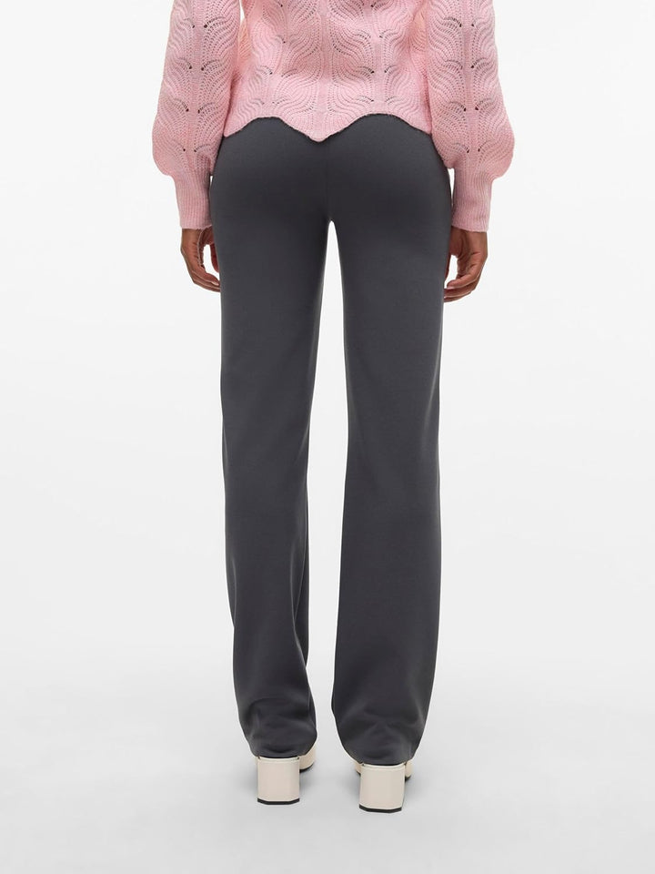 VERO Moda Damen Hose Vmzamira Mr Slim Straight Pant Ga Noos 34W / 34L Grey Pinstripe, 34W / 34L Grey