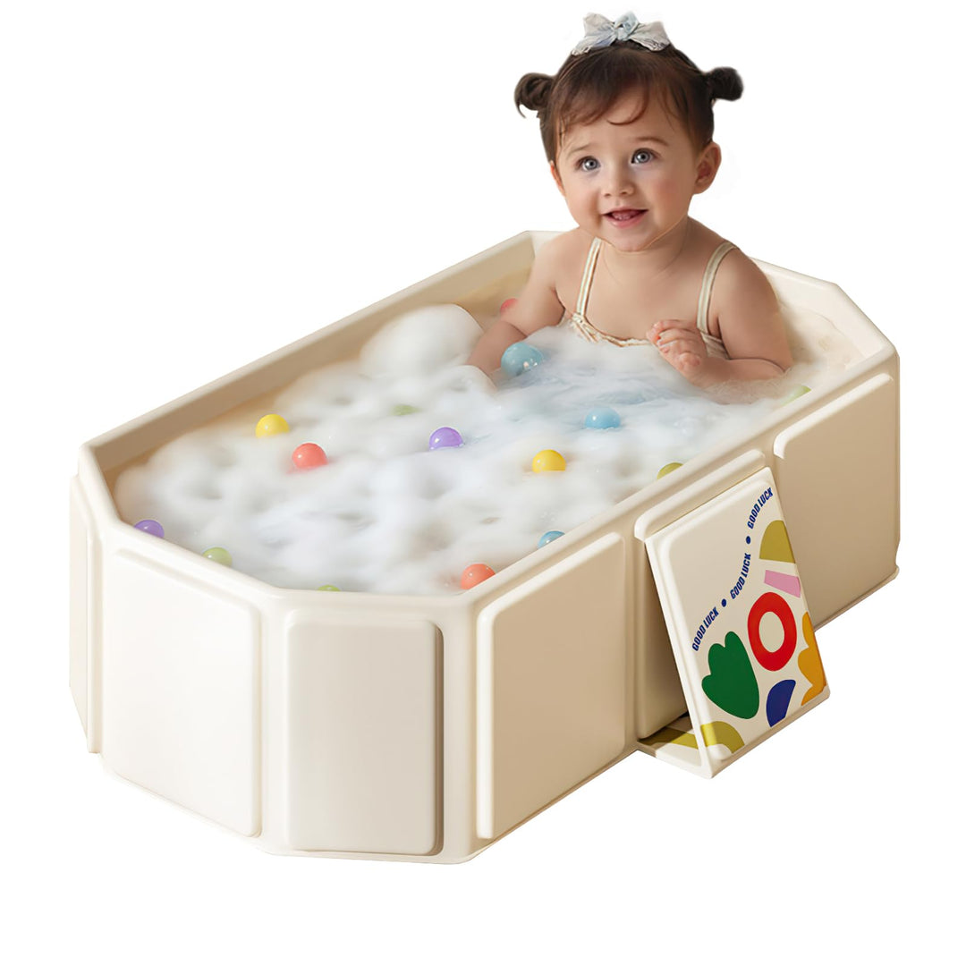 Faltbare Kinderbadewanne – Multifunktionale Badewanne für Dusche, platzsparend und tragbar, ideal fü
