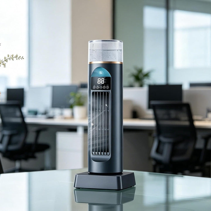Leiser Turmventilator | Raumkühler Ventilator Mit Timer & Fernbedienung | Mobile Klimaanlage | 6 Ges