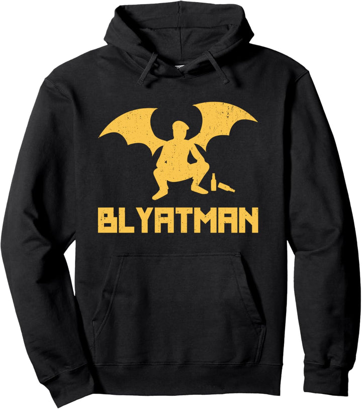 blyatman slav funny russian slav east europe Pullover Hoodie