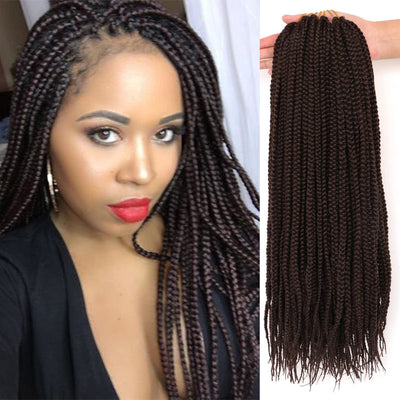 7Packs Box Braids Crochet Braids Hair Extensions Kanekalon Kunsthaar Crochet Hair Braids Haare Kunst