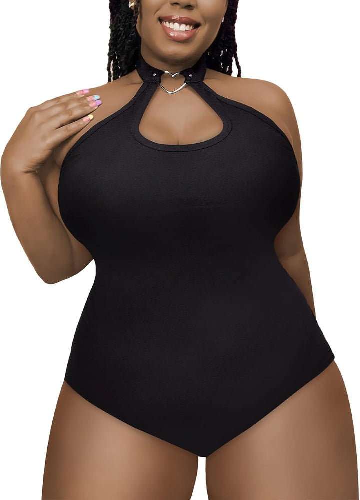 LittleForBig Baumwolle Strampler Herzensbrecher Halsband Onesie Bodysuit, XS