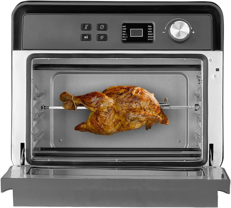 CASO AirFry Chef 1700 - Design Heissluftfritteuse, direkt startbereit ohne Aufheizen, 3 Einschubeben