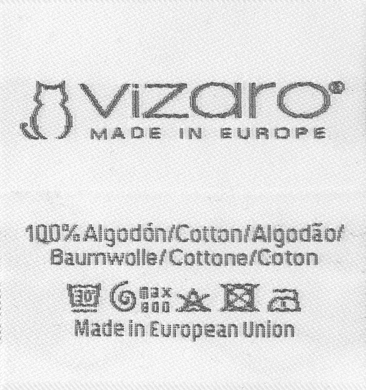 Vizaro - Kissen (30x60cm) 300g für Kinderwiege - atmungsaktiv, waschbar - 100% Reine Baumwole - Herg