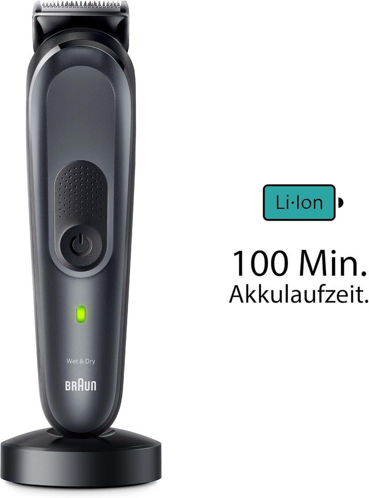 Braun All-In-One Bartpflege Bodygroomer Set, 17-in-1 Barttrimmer / Bartschneider, Nasenhaartrimmer,