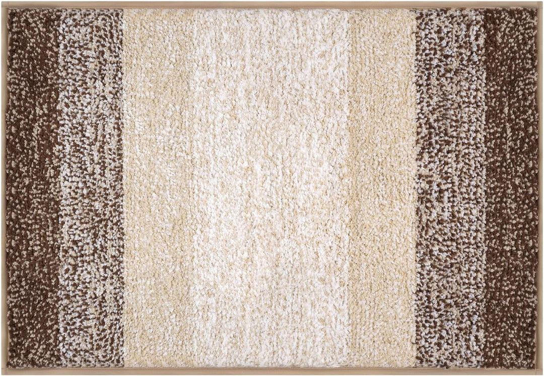 Badteppich Badematte rutschfeste 45 x 65 cm, Weiche Waschbar Badezimmerteppich Extra Flauschig Badvo