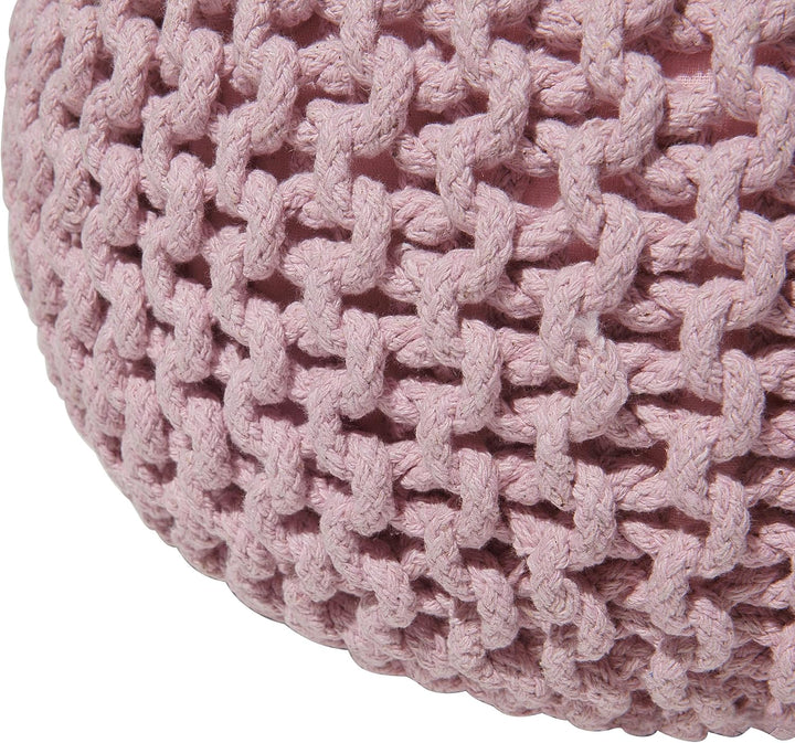 Trendy Ottoman in Rosa Baumwolle 50x35 cm Conrad