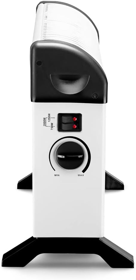 TROTEC Konvektor Heizung TCH 19 E – Heizleistung 750 W / 1250 W / 2000 W – Elektro Heizkörper Ohne T