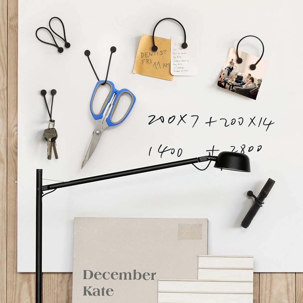 SMART&COOL Wiederverwendbare Magnetische Kabelbinder, Multifunktionale Silikon Magnet Kabelbinder fü
