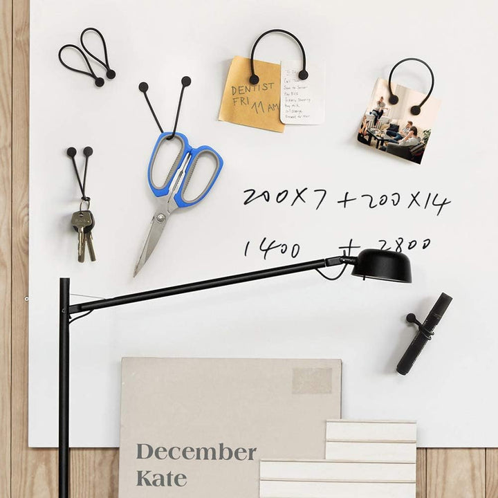 SMART&COOL Wiederverwendbare Magnetische Kabelbinder, Multifunktionale Silikon Magnet Kabelbinder fü