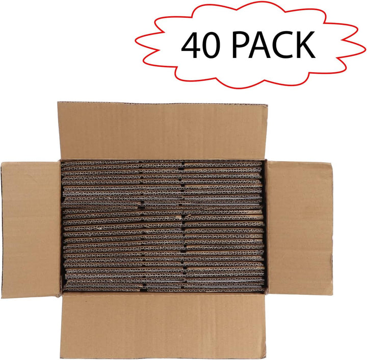 EYMPEU 40 Stück 15,3x10,2x10,2cm Weisse Versandkarton, Kartons für kleine Gegenstände, Spielzeug, Sc