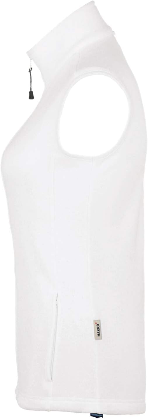 HAKRO Damen-Fleeceweste Ottawa XXL Weiss, XXL Weiss