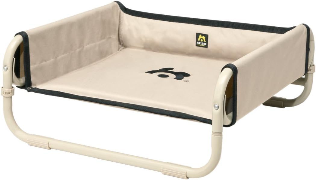 Maelson Soft Bed - faltbares Hundebett / Hundeliege, SB 7186 beige L - 86 x 86 x 34cm, beige L - 86