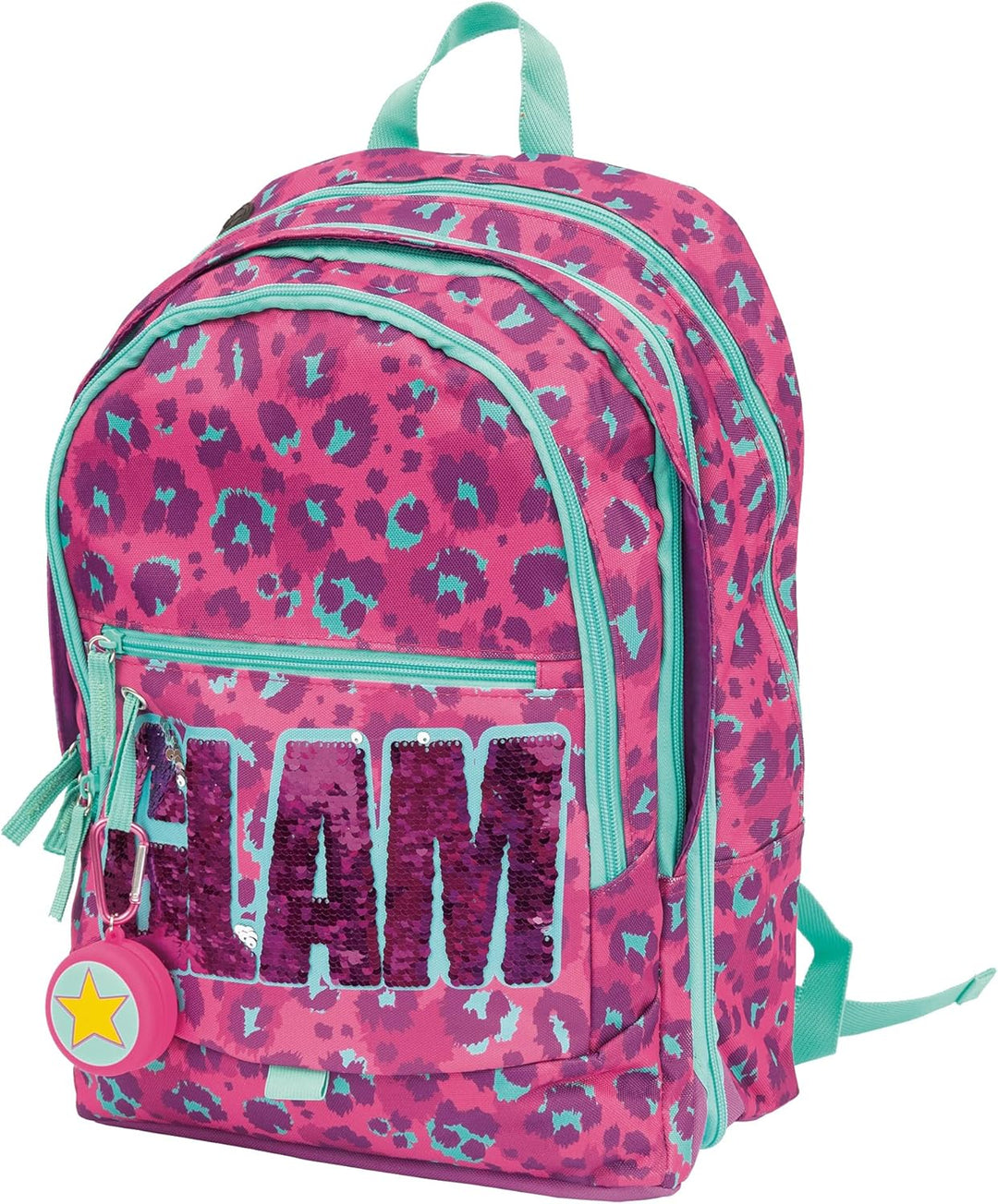 GoPop 21 ausziehbarer Rucksack, Glam mit gepolsterten Schultergurten und Rückenlehne, Komfort Back,