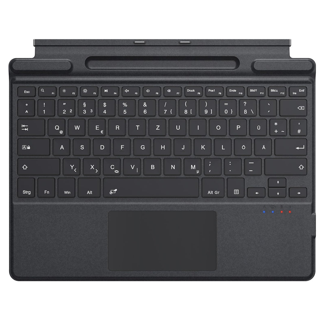 MoKo Deutsche Tastatur für Microsoft Surface Pro 11/10/9/8/X, QWERTZ Layout Kabellose Bluetooth Typ