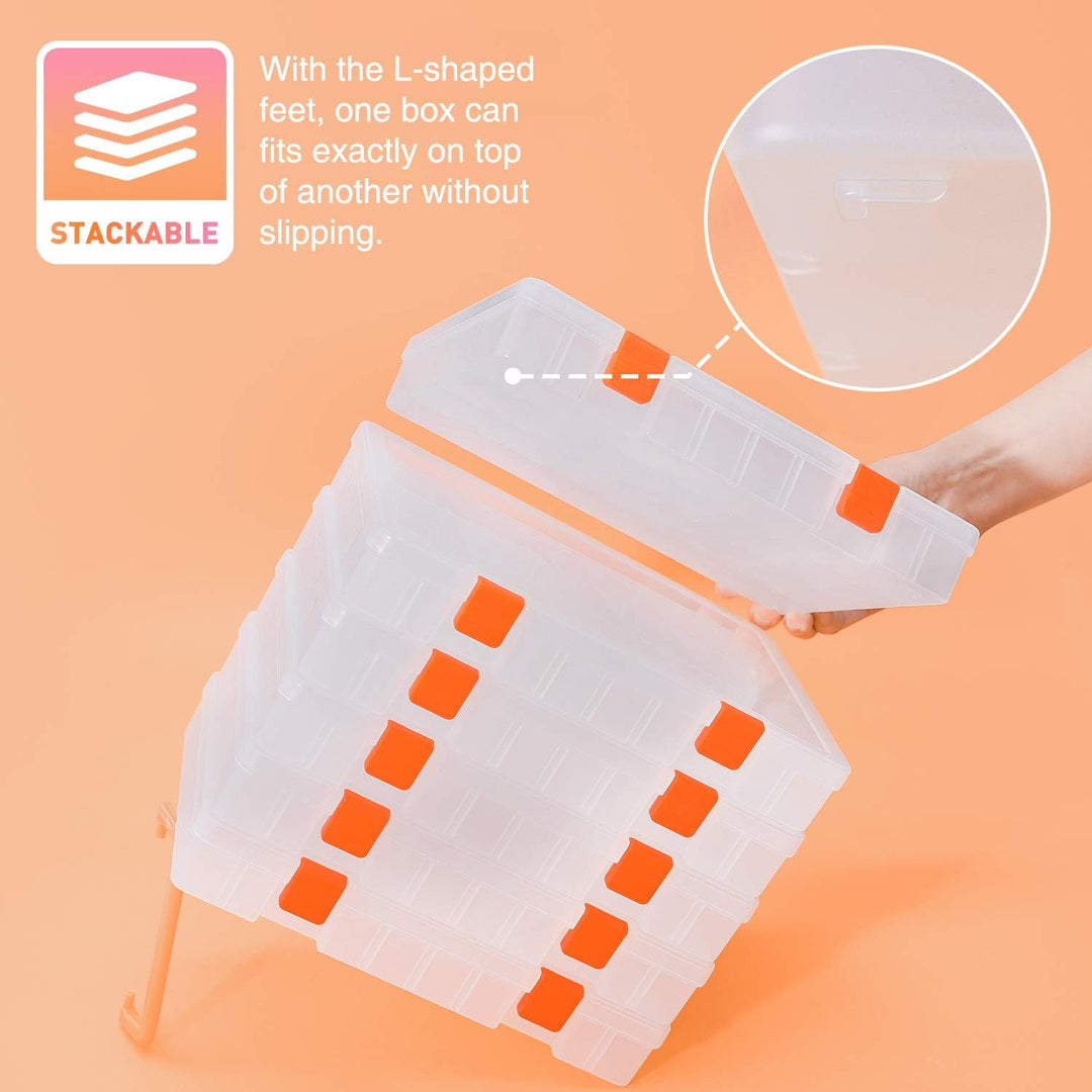 SOMELINE® Sortimentskasten mit 36 Fächern | Stabile Sortierbox für Schrauben, Kleinteile, Klein- und