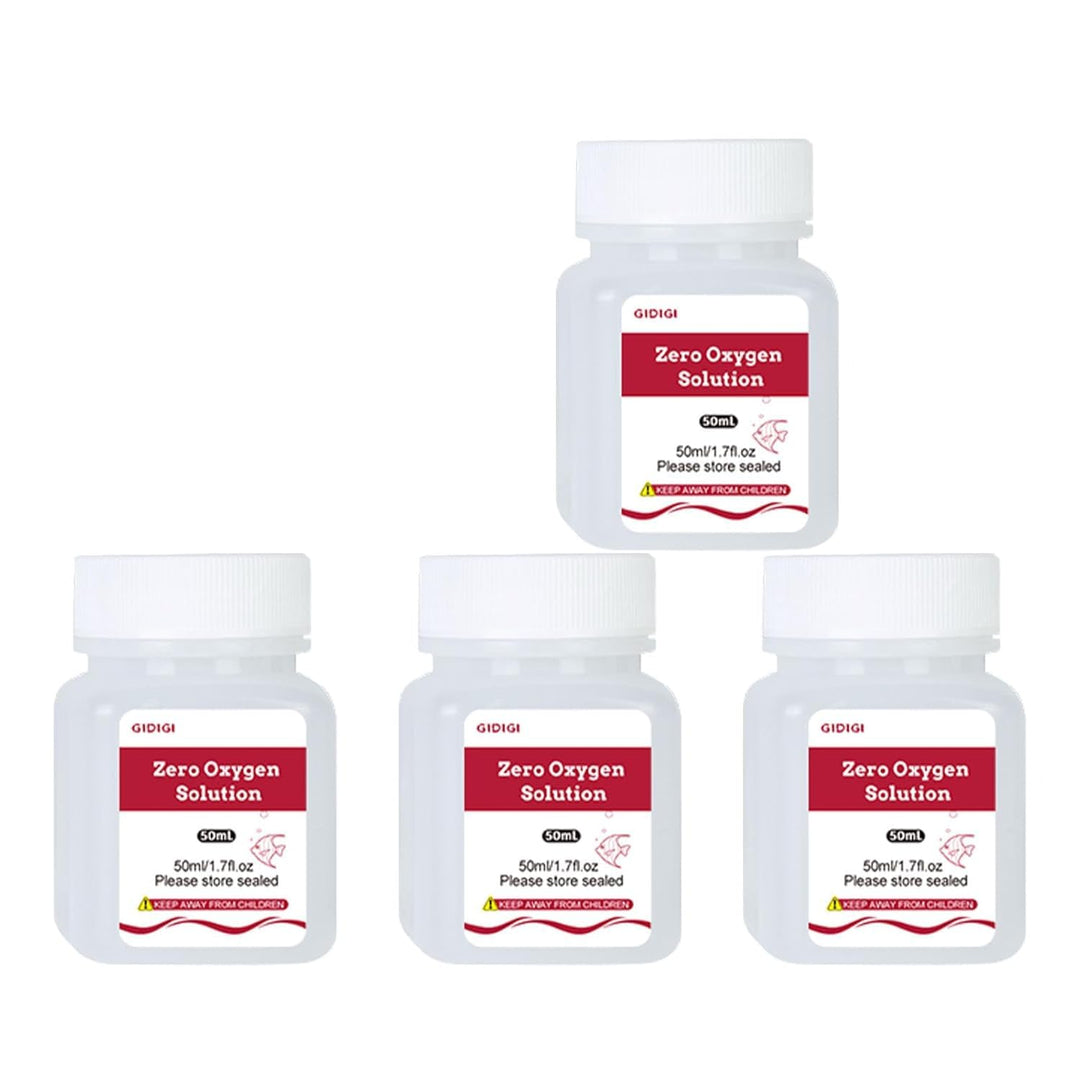 Null-Sauerstoff-Kalibrierlösung für Sauerstoffmessgeräte, 4 Flaschen à 50 ml Null-Sauerstoff-DO-Stan
