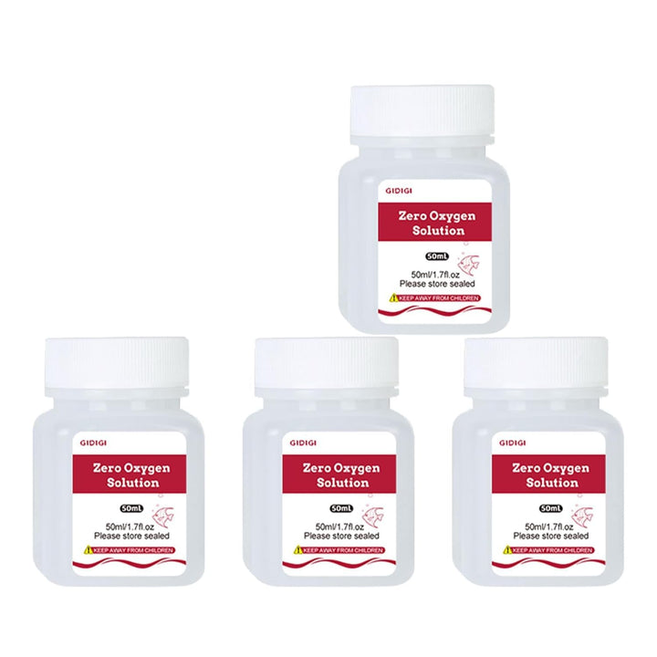 Null-Sauerstoff-Kalibrierlösung für Sauerstoffmessgeräte, 4 Flaschen à 50 ml Null-Sauerstoff-DO-Stan