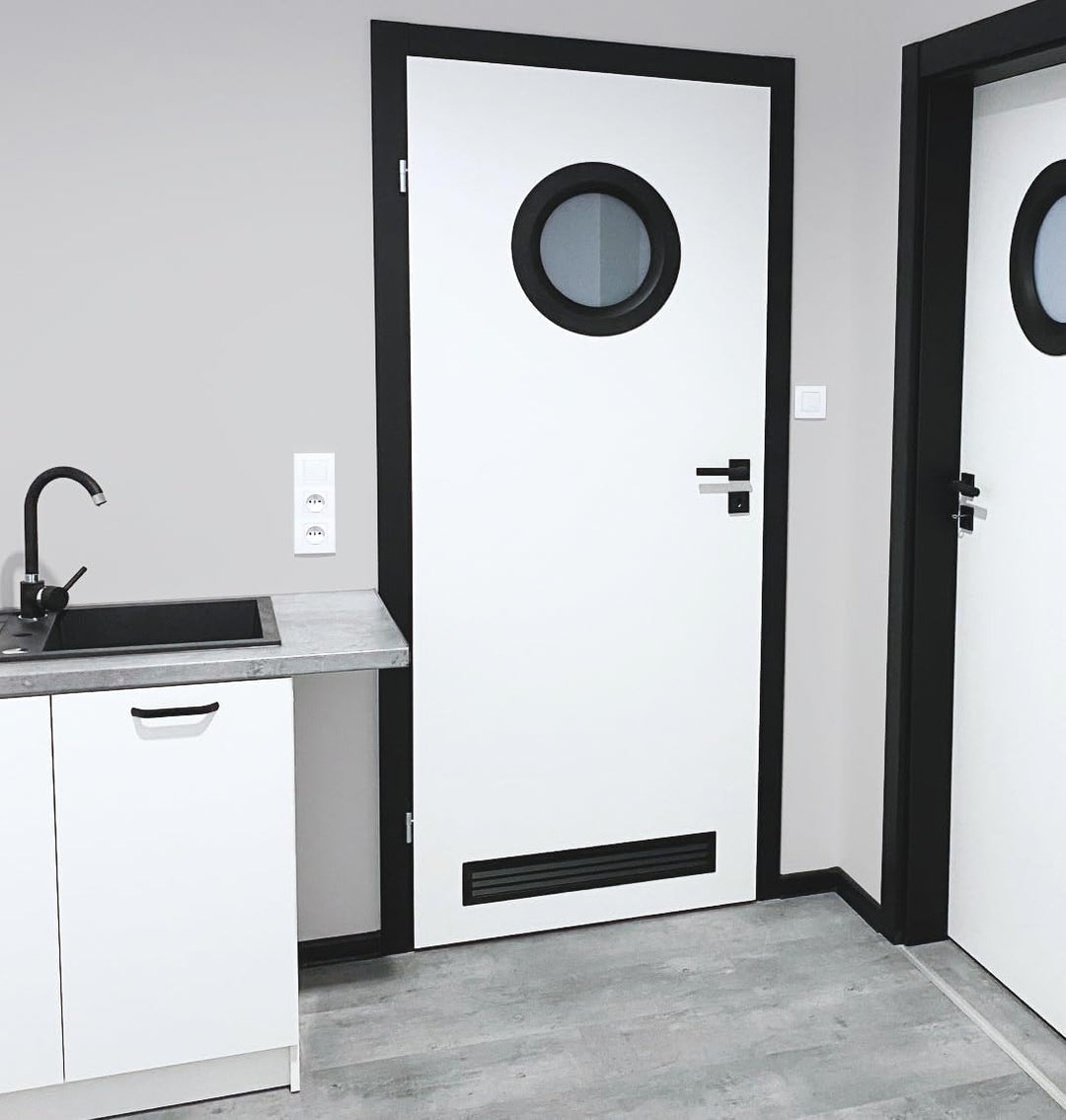 MLS Bullauge B4000, Bullauge für Türen, Robustes Aluminium, VSG-Sicherheitsglas, Passend für 40 mm S