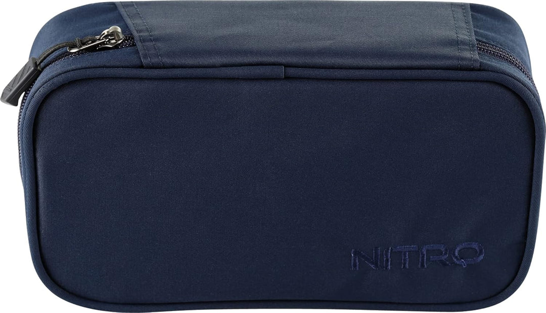 Nitro Pencil Case XL Inkl. Geo Dreieick & Stundenplan, Federmäppchen, Schlampermäppchen, Faulenzer B