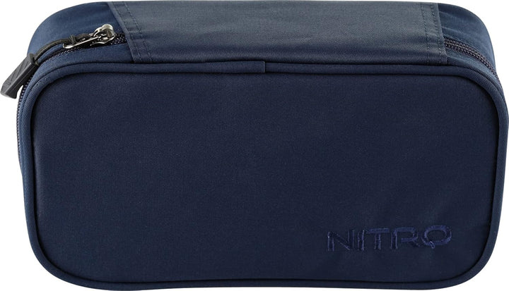 Nitro Pencil Case XL Inkl. Geo Dreieick & Stundenplan, Federmäppchen, Schlampermäppchen, Faulenzer B