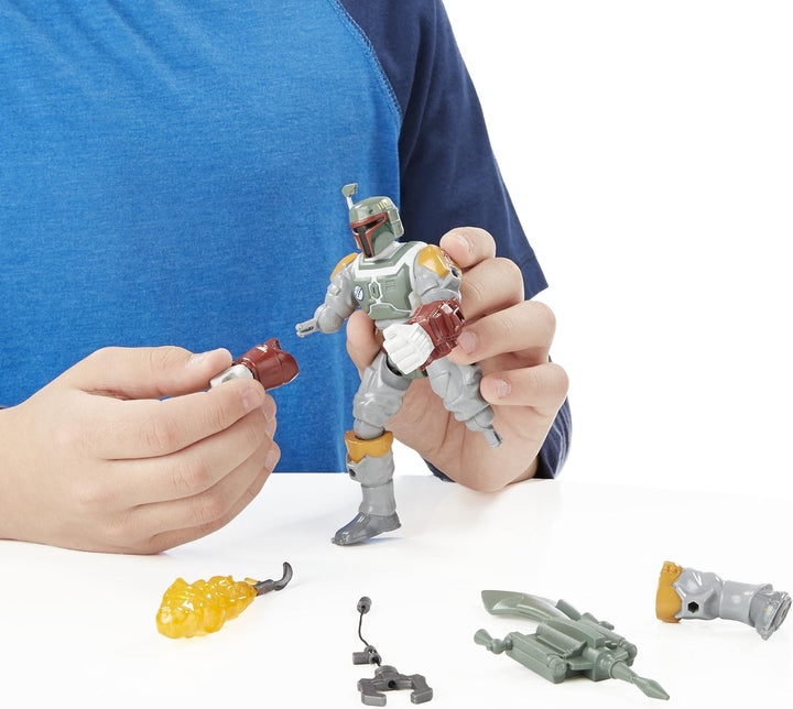 Star Wars – Hero Mashers – Deluxe Boba Fett Figur [UK Import]