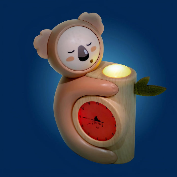 Pabobo - Koala Schlaf-Coach | Kinderwecker & Nachtlicht | Tag-/Nachtanzeige | doppelte Anzeige Digit