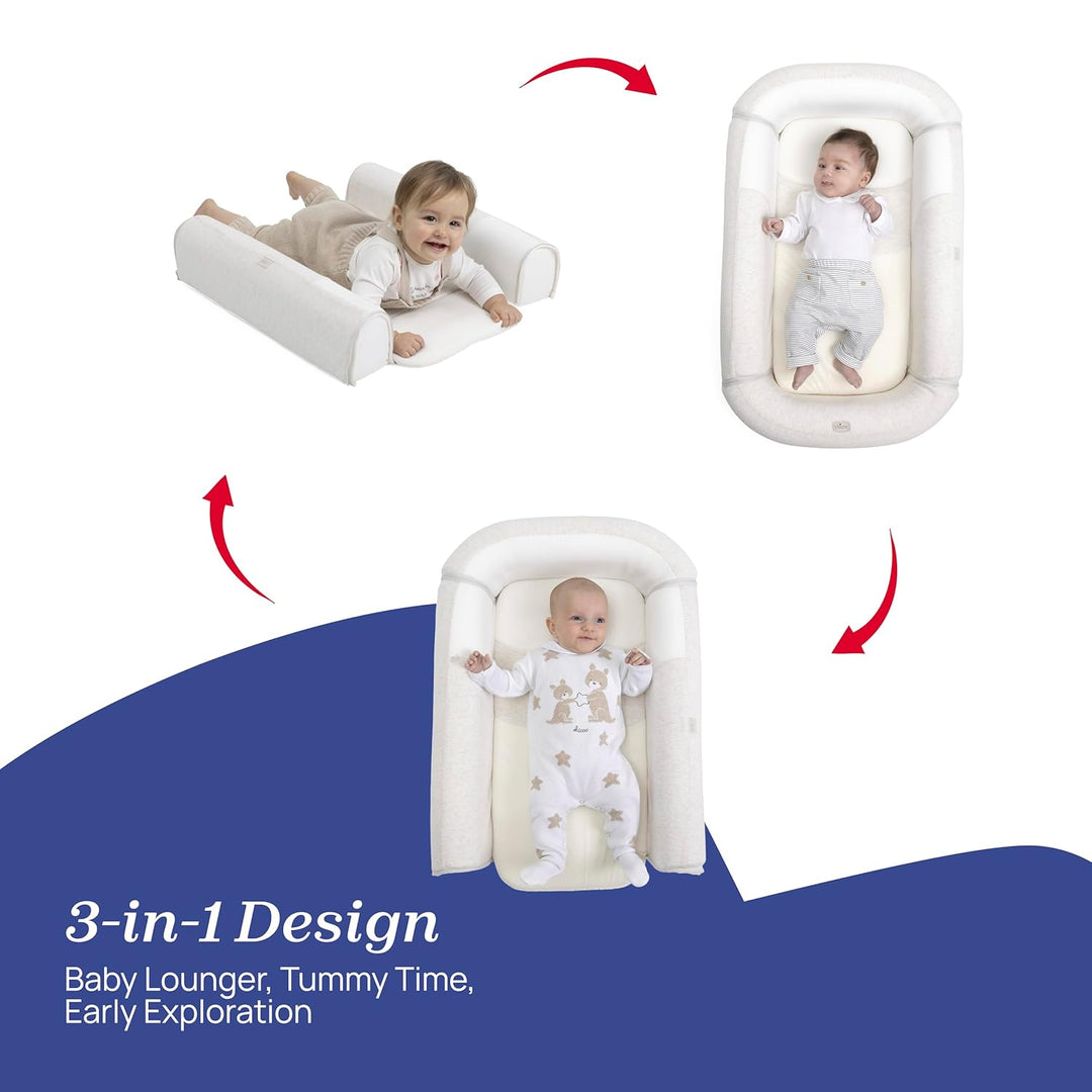 Chicco Mommy Pod 3in1, Babynestchen Kuschelnest Neugeborene, 81 cm x 49 cm, Baby-Nestchen, 0-3 Monat