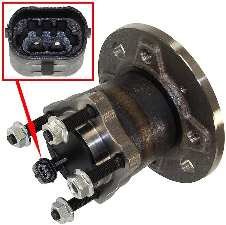 BESTPRICE 2x Radnabe hinten Radlager Radlagersatz, Kompatibel mit OPEL ASTRA H (A04) (L70)