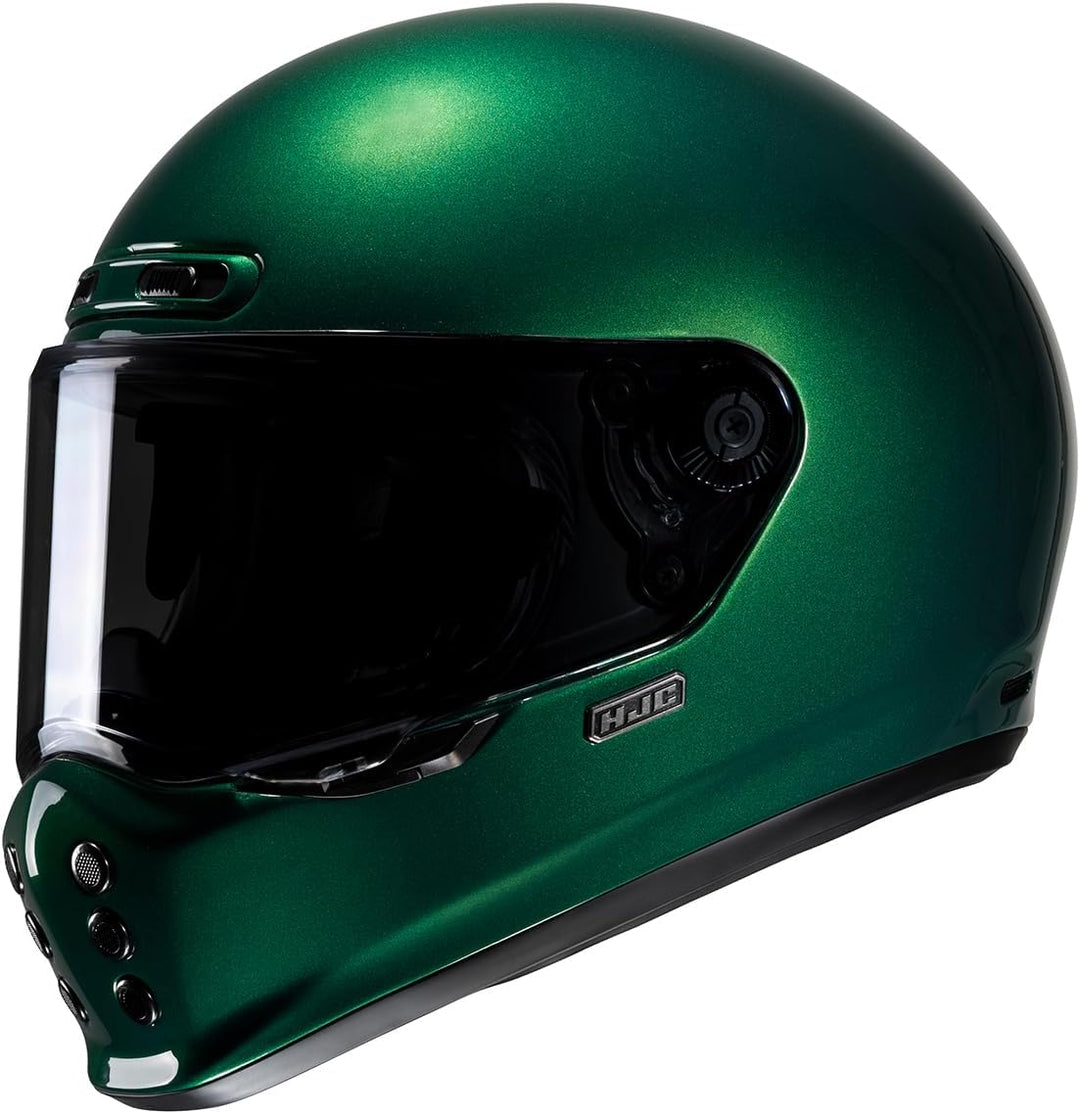 HJC V10 Solid Integralhelm (grün), L