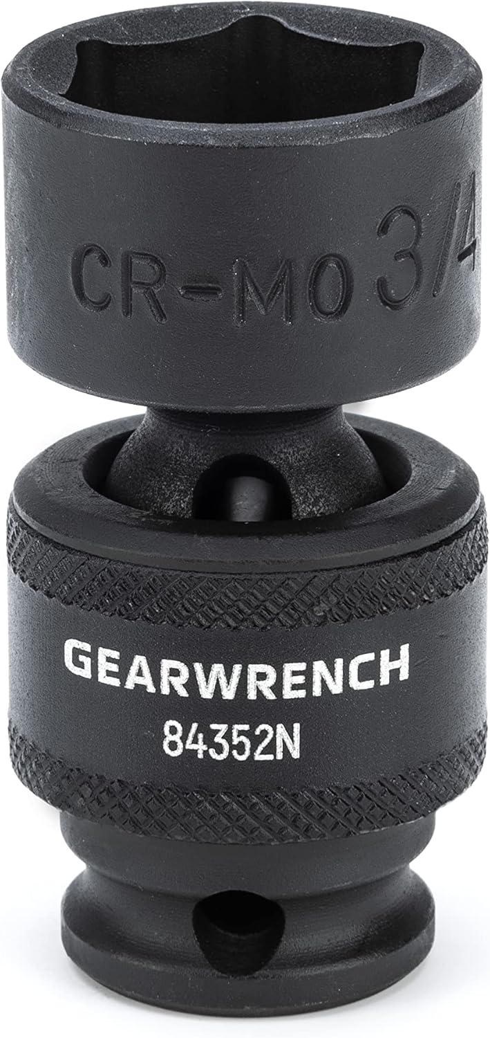 GearWrench 84917N SAE Universal-Schlag-Steckschlüsselsatz (3/8 Zoll), 8-teilig, 84917N